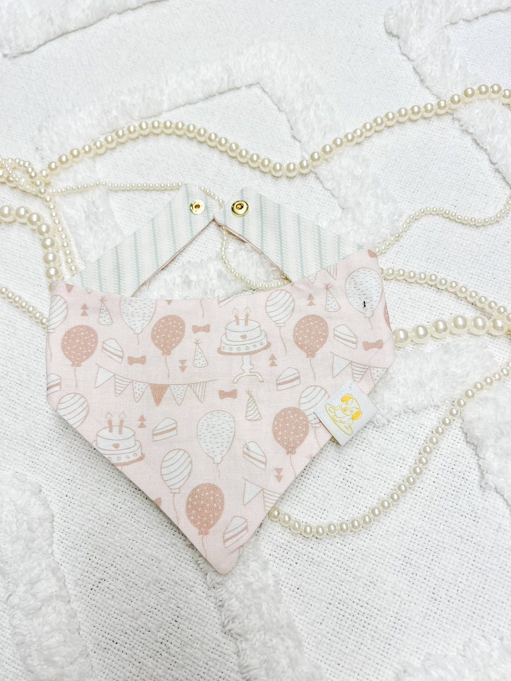 Birthday Party Snap-On Dog Bandana
