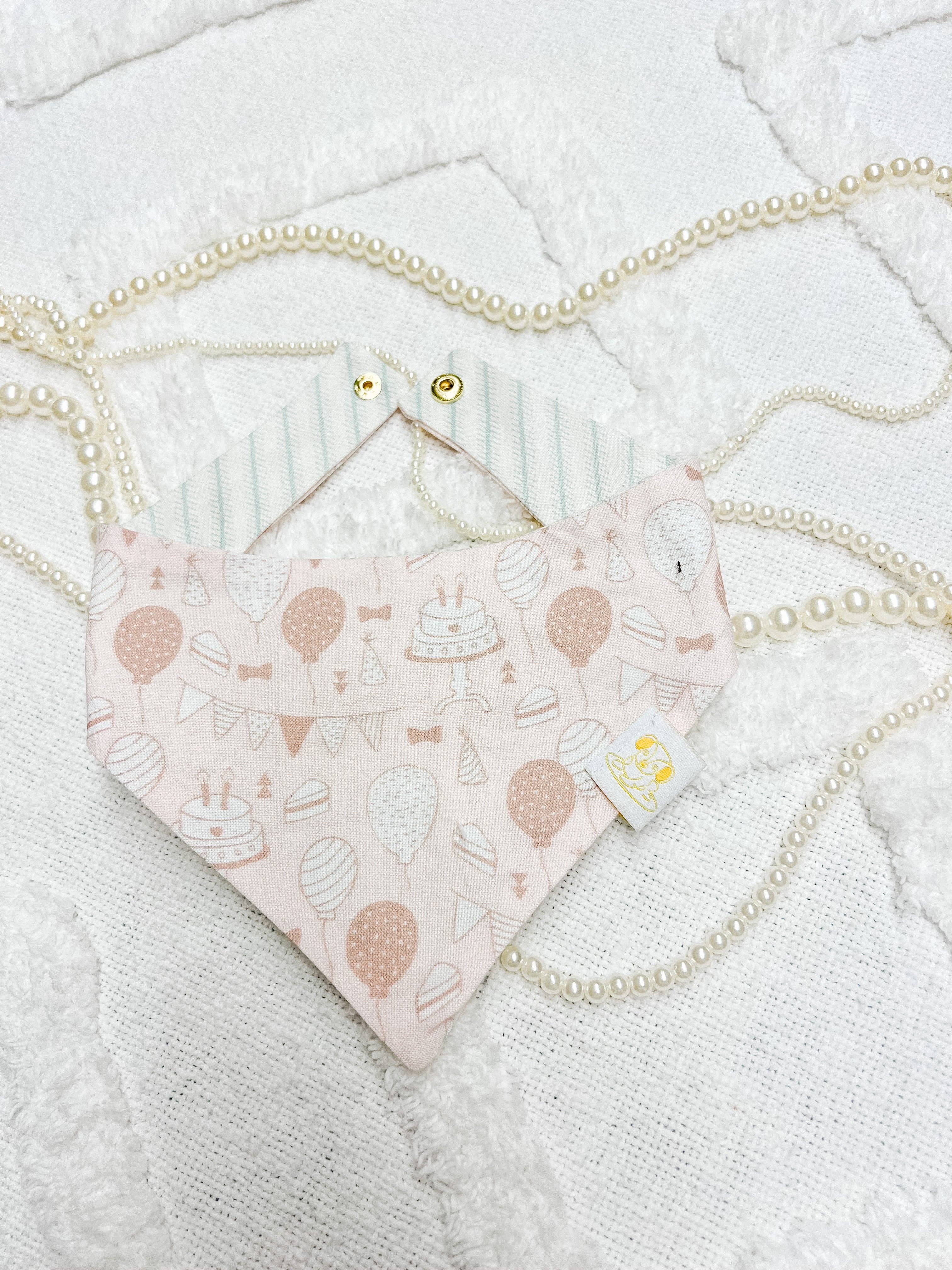 Birthday Party Snap-On Dog Bandana