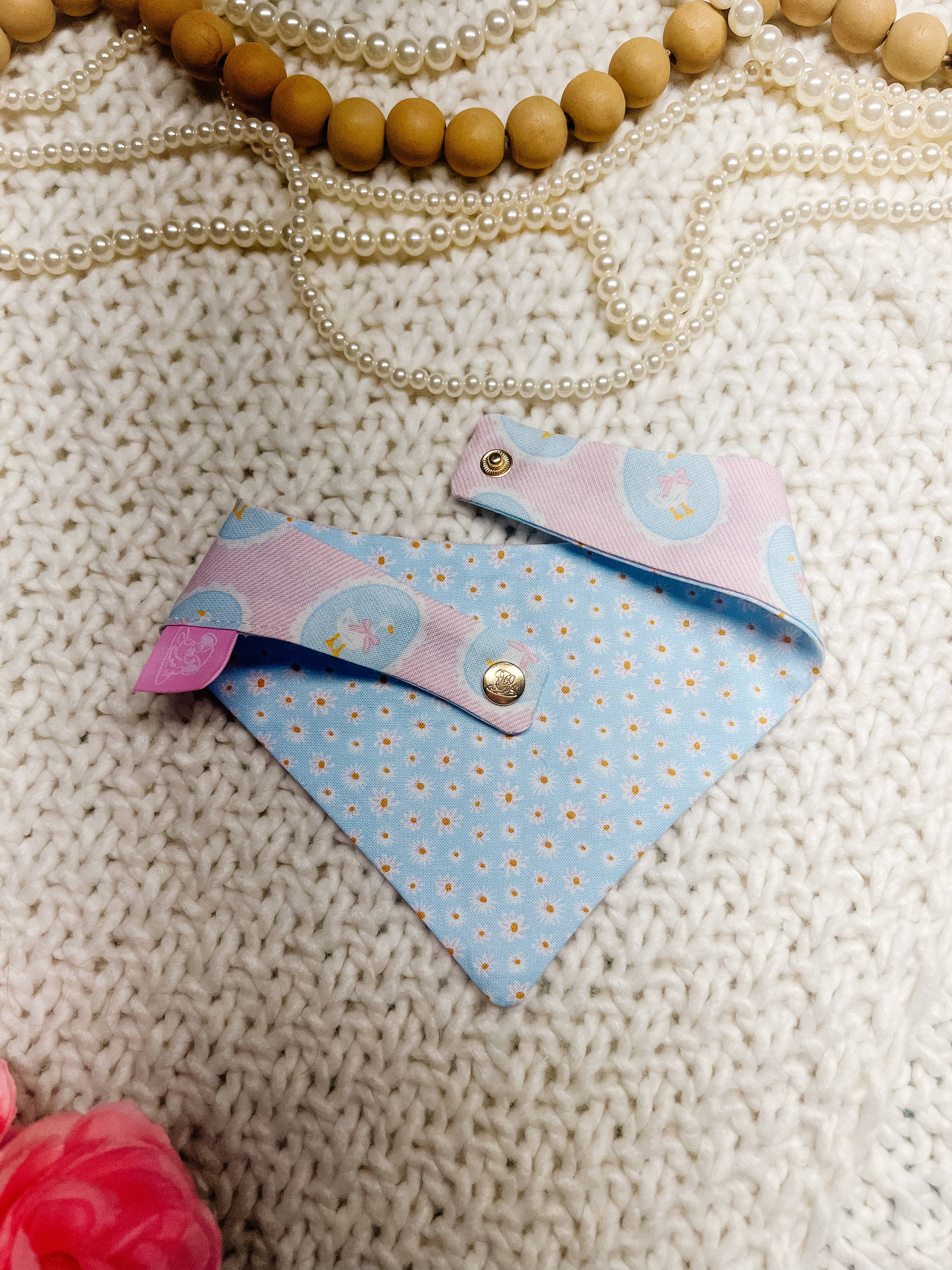 Coquette Goose Snap-On Dog Bandana
