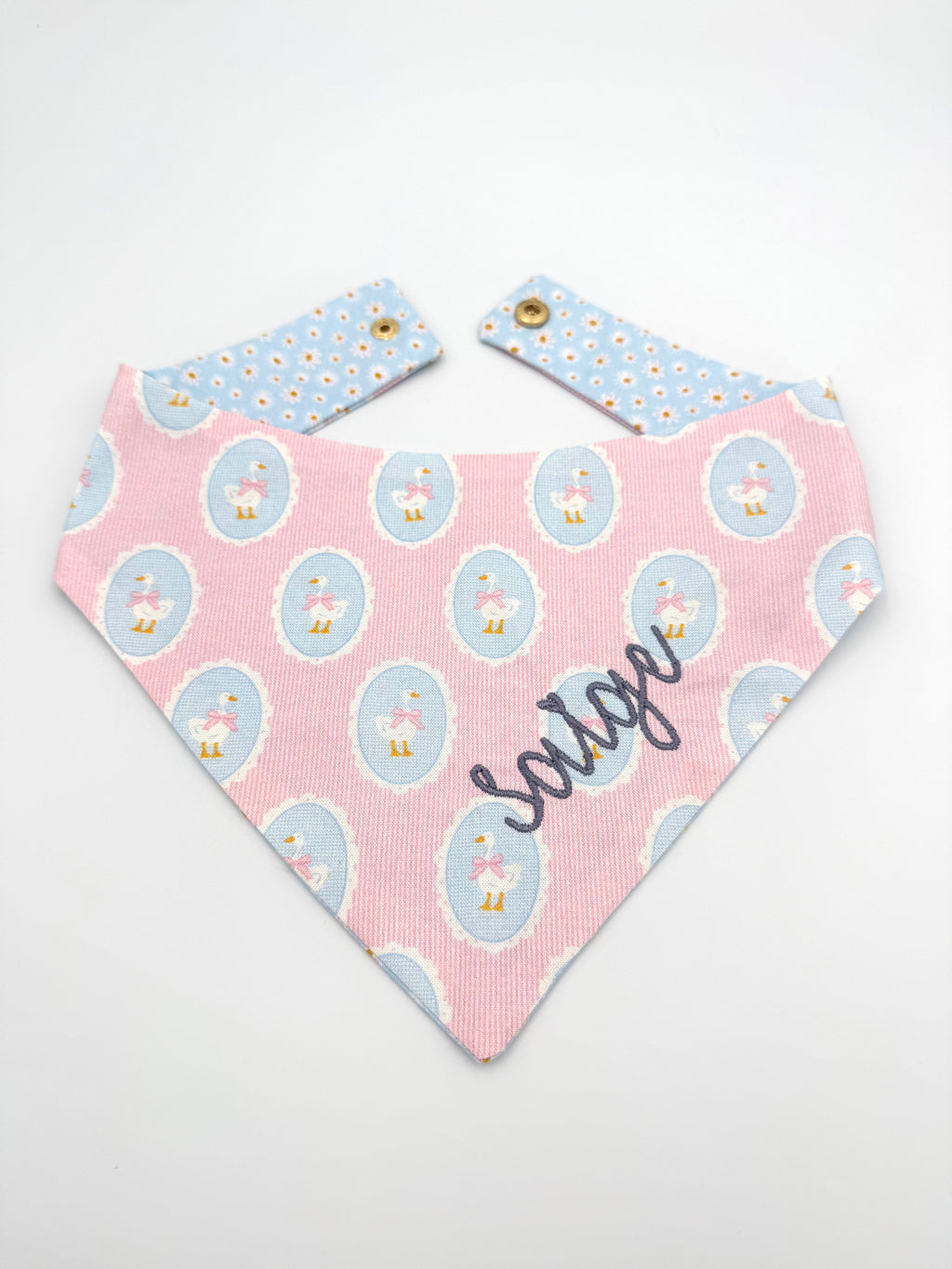 Coquette Goose Snap-On Dog Bandana